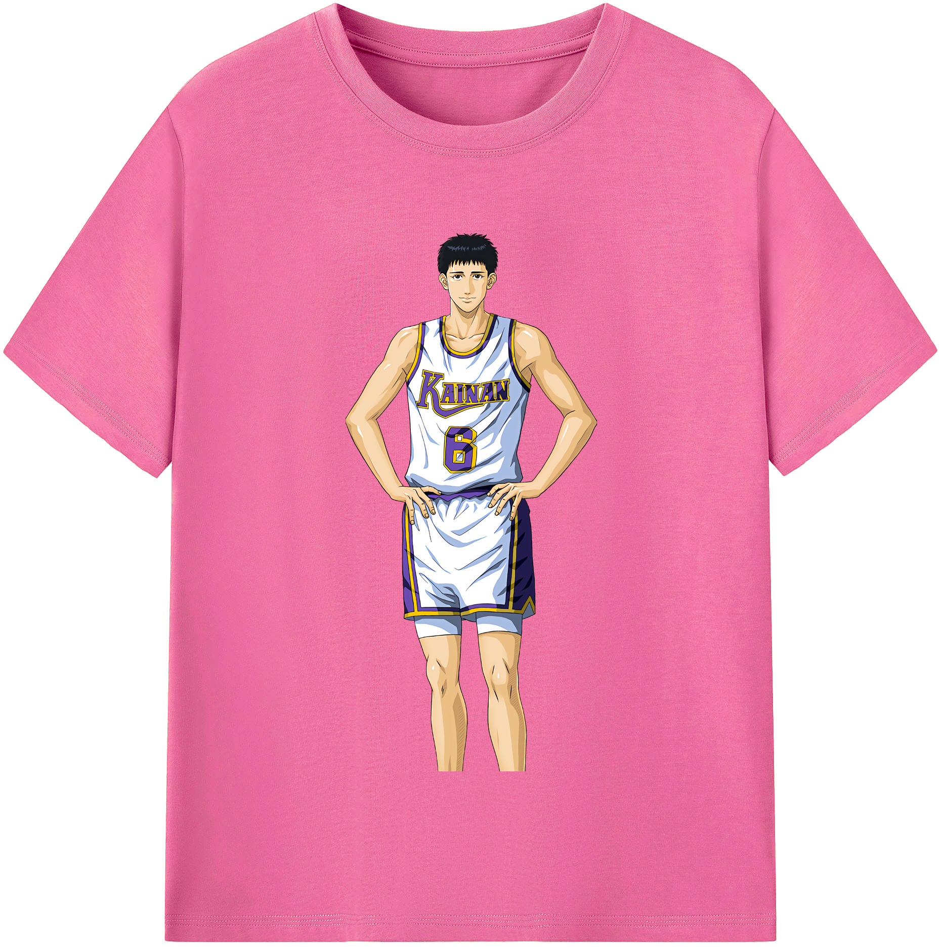 （画像用） SLAM DUNK／スラムダンク レディースカジュアルプリントTシャツ（綿100％）